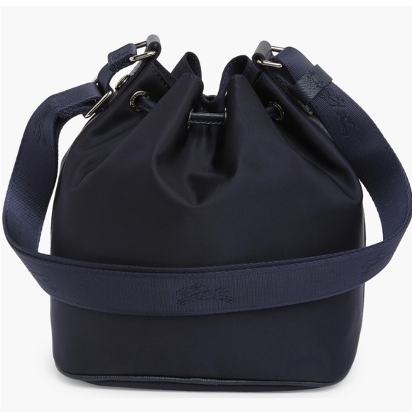 Longchamp Le Pilage Neoprene Bucket Bag - Navy - Picture 13 of 13